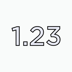Decimal Icon. Digit, Float. Fraction, Number. Numeral, Numeric Symbol.   
