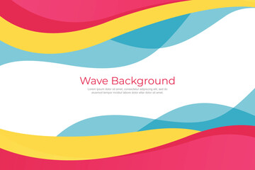 Abstract stylish wave vector background