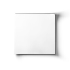 small paper poster background with shadow isolated