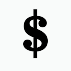 Dollar Icon. Currency Symbol – Vector.    
