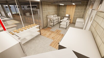 modern interior kitchen