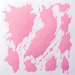 Fototapeta premium Blush rose red watercolor splashes