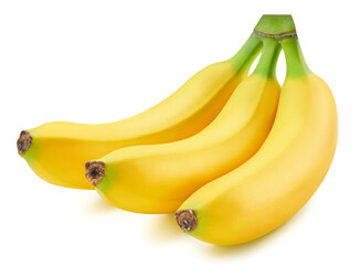 Bunch of bananas isolated