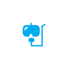 Mask Sea Sport Solid Icon