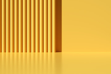 Room or empty space mockup for exhibition podium, stand or аrchitectural background for product display.