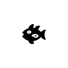 Animal Fish Sea Solid Icon