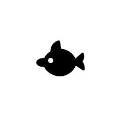 Animal Dolphin Sea Solid Icon