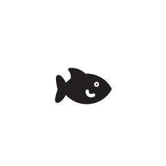 Sea Bait Fish Solid Icon