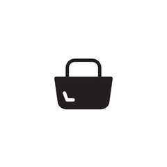 Sea Tote Bag Solid Icon
