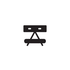 Beach Sea Vacation Solid Icon