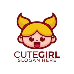 cute girl vector character