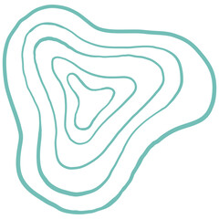 Hand Drawn Scribble Line Geometry