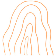 Hand Drawn Scribble Line Geometry