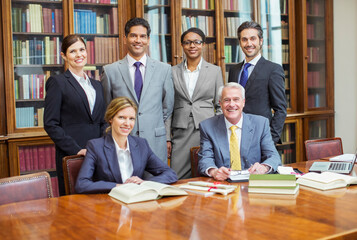 Lawyers together in chambers 