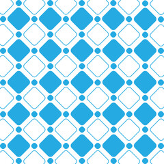 Fototapeta premium seamless pattern with blue flowers