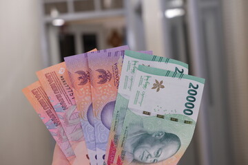 New issuance of Indonesian Rupiah Banknotes in 2022. Rupiah banknotes with a nominal value of five thousand, ten thousand and twenty thousand.