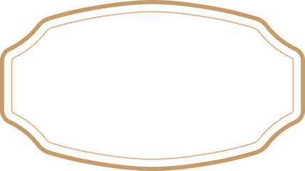 Vintage label frames, decorative vintage borders, logo design frame.