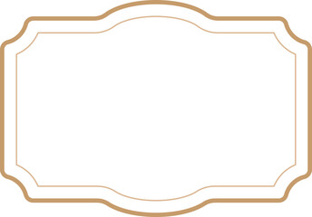 Vintage label frames, decorative vintage borders, logo design frame.