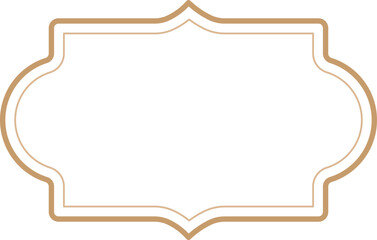 Vintage label frames, decorative vintage borders, logo design frame.