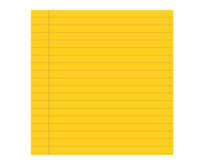 yellow note paper