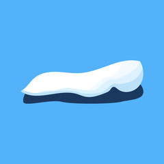 vector simple snow hat illustration eps file