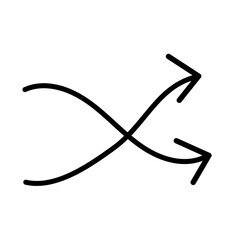 Abstract Line Arrow