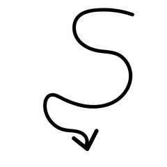 Fototapeta premium Abstract Line Arrow