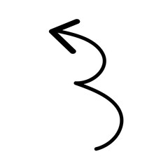 Abstract Line Arrow