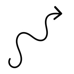 Abstract Line Arrow