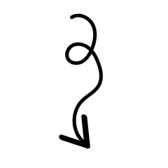 Obraz premium Abstract Line Arrow