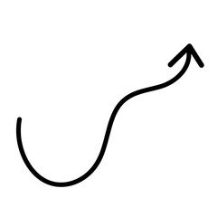 Abstract Line Arrow