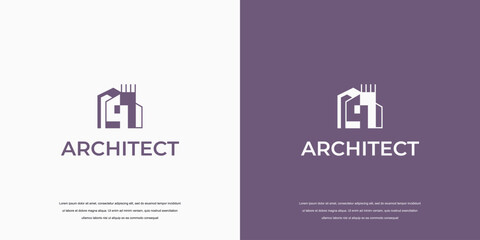 Building logo for architect company