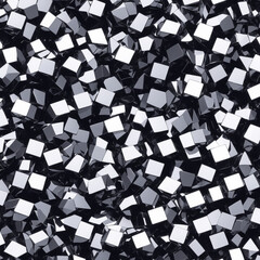 abstract background made of cubes 3d