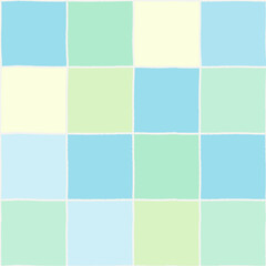 Seamless checkered repeating pattern for wrapping paper, surface design and other design projects in futuristic aesthetics and retro futurism