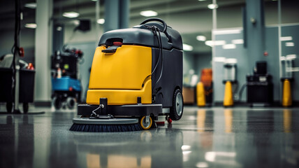 Obraz premium Professional cleaning equipment. Generative Ai