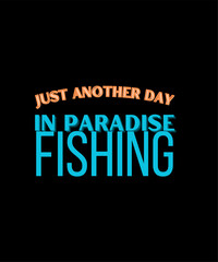 Fishing Typography T shirt Design