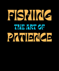 Fototapeta na wymiar Fishing Typography T shirt Design