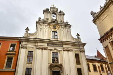 Fototapeta na wymiar Church of the Transfiguration of the Lord in Krakow, Poland