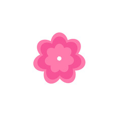 Beautiful Hand Drawn Nature Flower. Modern Trendy Vector Elements Freehand sketching Illustration.