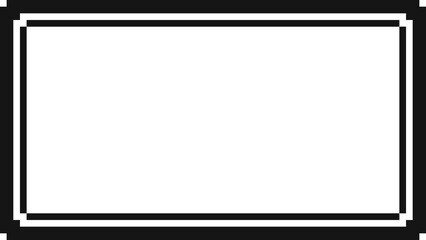 Fototapeta premium ゲームコマンド風動画サムネイルフレーム