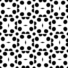 Vector monochrome pattern, Abstract texture for fabric print, card, table cloth, furniture, banner, cover, invitation, decoration, wrapping.seamless repeating pattern. Black  color.