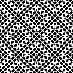 Vector monochrome pattern, Abstract texture for fabric print, card, table cloth, furniture, banner, cover, invitation, decoration, wrapping.seamless repeating pattern. Black  color.