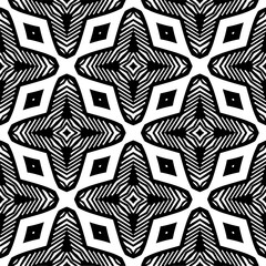 Vector monochrome pattern, Abstract texture for fabric print, card, table cloth, furniture, banner, cover, invitation, decoration, wrapping.seamless repeating pattern. Black  color.