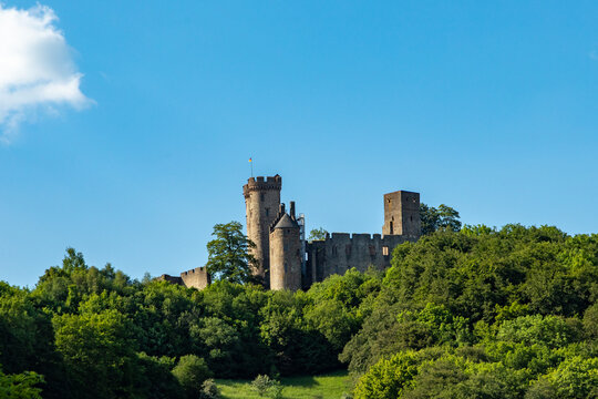 The Kasselburg is a ruined hill castle  in Pelm near Gerolstein in the county of Eifel