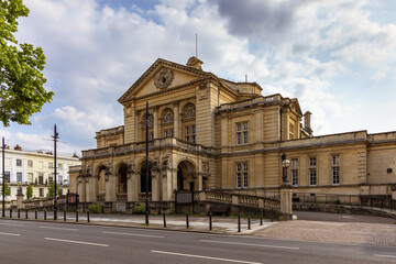 Fototapeta na wymiar The Town Hall in Cheltenham, Gloucestershire, England, now used as a venue for concerts, festivals, banquets and meetings