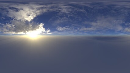 Fototapeta premium Beautiful 360° HDR sky maps in 4K resolution for 3d & cinema 4d