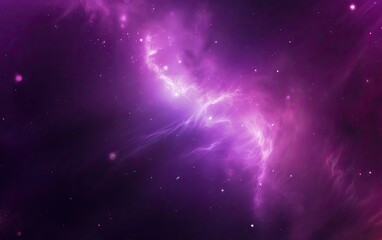 Obraz na płótnie Canvas Purple planet in space. Generative AI.