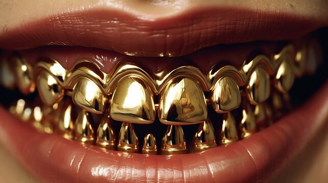 Gold Tooth Smile Gold Tooth Smile