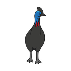 cute cassowary
