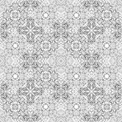 Vintage grey ceramic tiles wall decoration. Arabic ceramic tiles wall background.